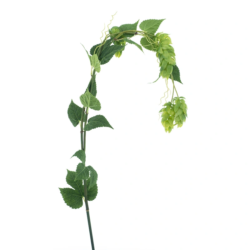 Kunstbloem Hop flower spray green 140cm