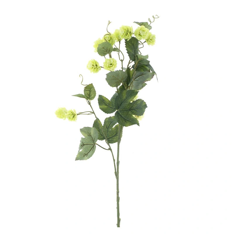 Kunsttak Hop Flower Leffe Green - 81 cm