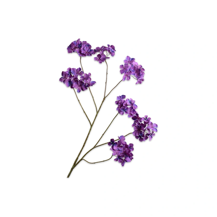 Silk-ka Kunst Hortensia tak Lavendel/Paars 107 cm