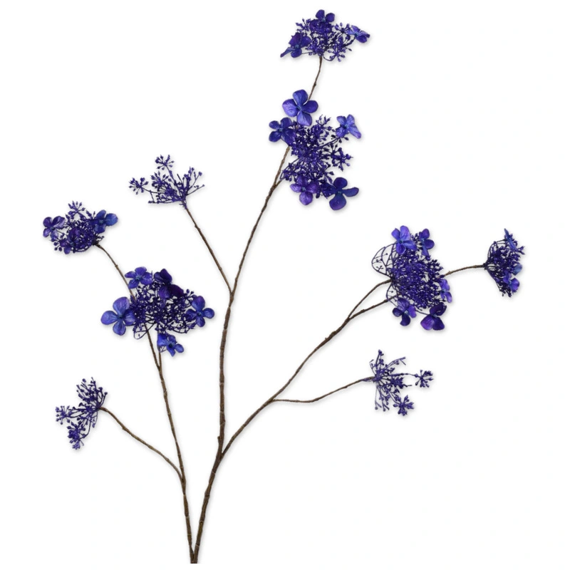 Kunst Hortensiatak Lavendel - 115 cm