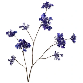 Kunst Hortensiatak Lavendel - 115 cm