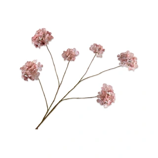 Kunstbloem Hortensia Mauve - 121 cm