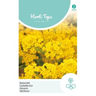 Horti Tops Alyssum, Rotsschild goudgeel - afbeelding 1