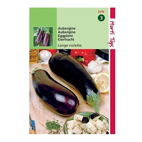 Horti Tops Aubergine Halflange Violette - afbeelding 1