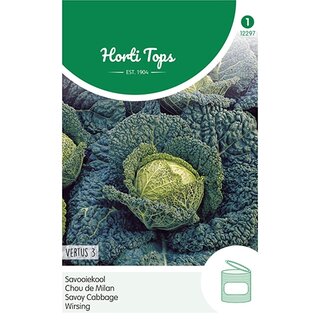 Horti Tops Savooiekool Vertus 3  (Grote Late Groene)