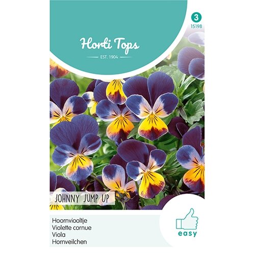 Horti Tops Viola, Hoornviooltje Johnny Jump Up - afbeelding 1