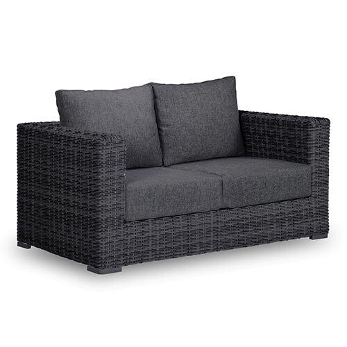 Your Own Living Houston 2-zits loungebank - Zwart