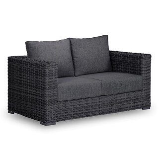 Your Own Living Houston 2-zits loungebank - Zwart