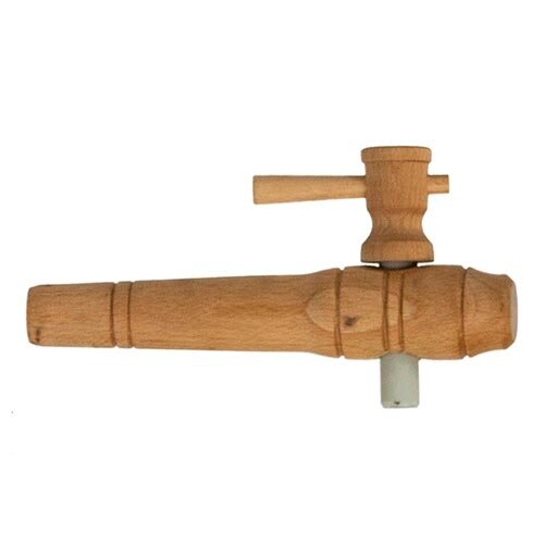 Houten Regenton Kraan - Ø20 cm - afbeelding 1