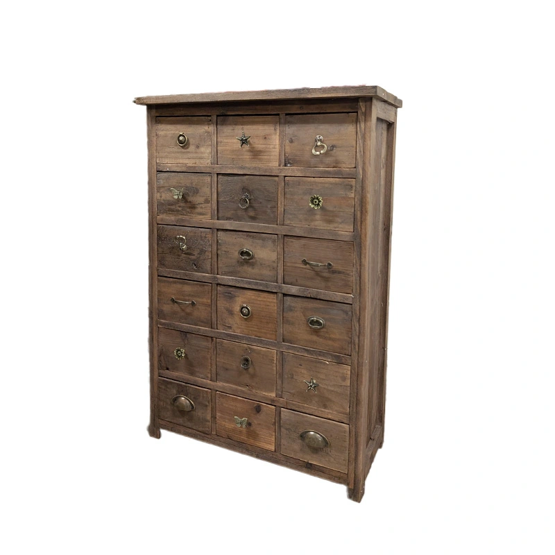 Houten Vakkenkast - 65x31x98 cm