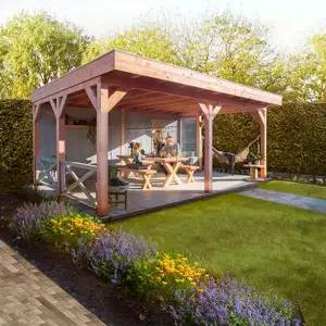 Houten veranda