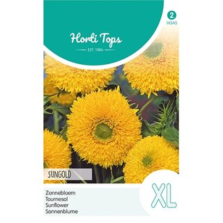 Horti Tops Helianthus, Zonnebloem Sungold dubbelbloemig hoog - afbeelding 1