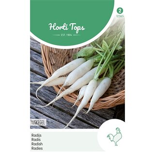 Horti Tops Radijs IJskegel, Lange Witte - afbeelding 1