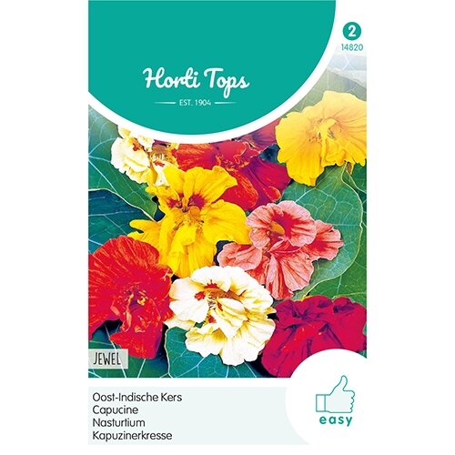 Horti Tops Tropaeolum, Oost-Indische Kers Jewel - afbeelding 1