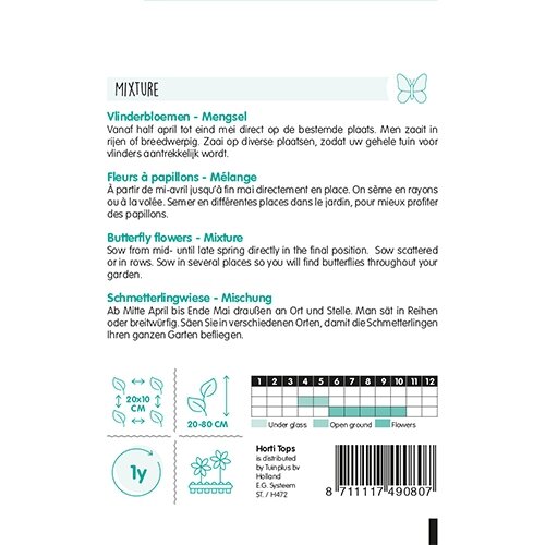 Horti Tops Vlinderbloemenmengsel - afbeelding 2