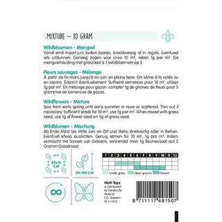 Horti Tops Wildbloemenmengsel 10 Gram - afbeelding 2