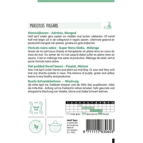 Horti TopsS Stamsnijbonen mengsel - afbeelding 2