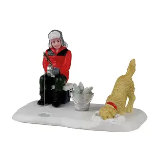Lemax Ice Fishing Buddies