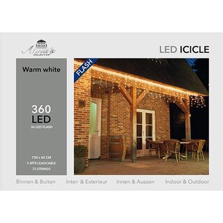 IJspegelverlichting 720x60 - Flash LED Warm wit