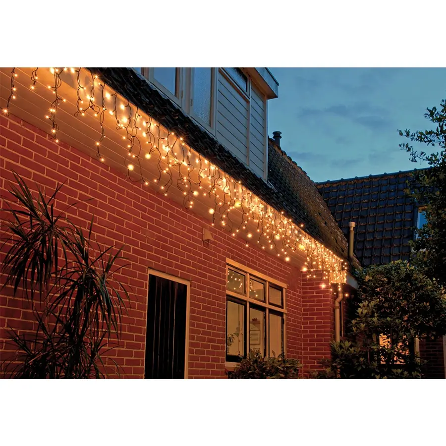 IJspegelverlichting 200 LED's met Flash - 500x70 cm - afbeelding 1