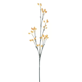 Kunsttak Ilex Berry Spray Abrest Geel - 87 cm