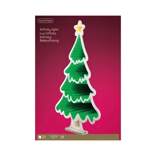 LED Infinity Lights Kerstboom - 27,2x5x40 cm - afbeelding 2