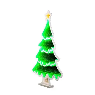 LED Infinity Lights Kerstboom - 53x5x90 cm - afbeelding 1