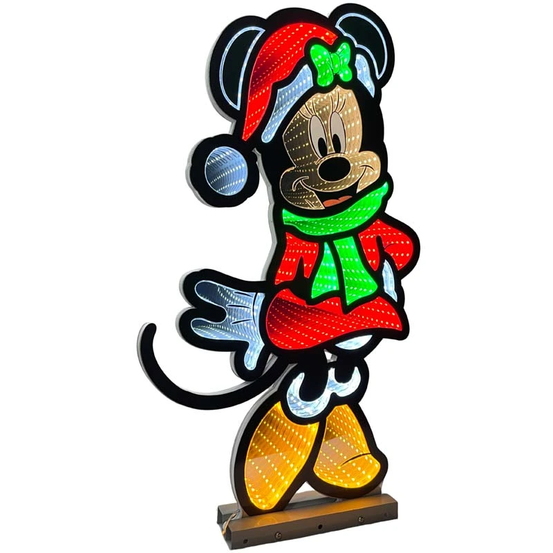 LED Infinity Lights Minnie Scarf Christmas - 90x1,3x44,5 cm