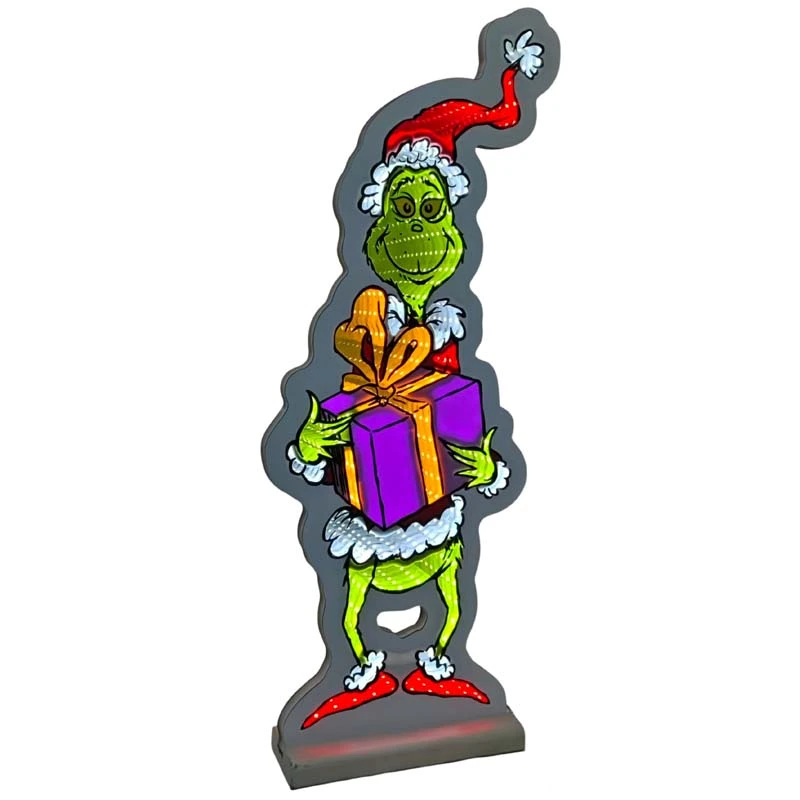 LED Infinity Lights The Grinch Present - 24x1,3x60 cm