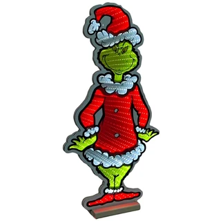LED Infinity Lights The Grinch Santa Suit - 32x1,3x60 cm