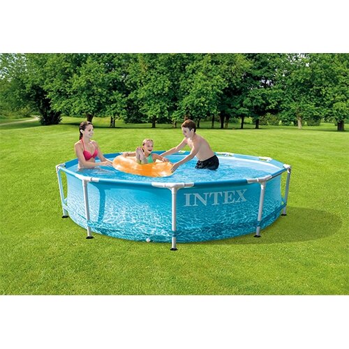 Intex Beachside Frame zwembad Ø305x76cm - afbeelding 1