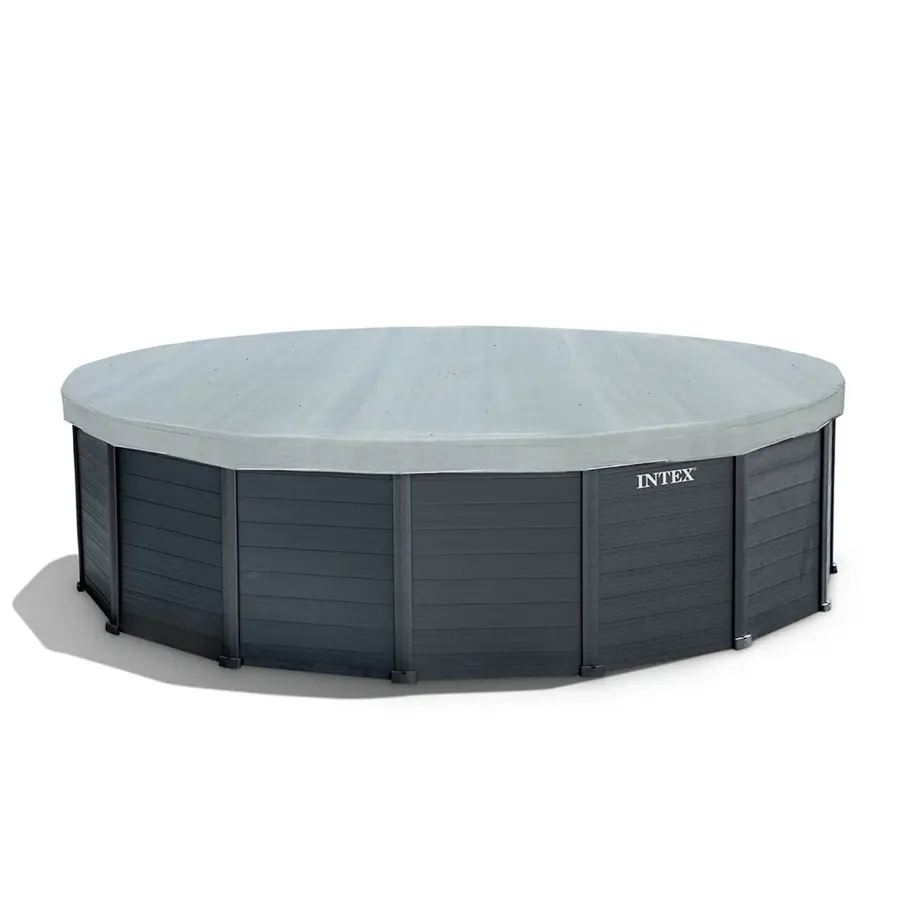 Intex Graphite Panel Pool Rond Set - Ø478x124 cm - afbeelding 2