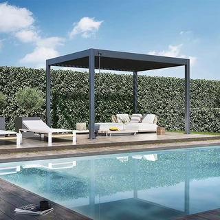 Neo Overkapping 300x300 cm - Antraciet - afbeelding 3