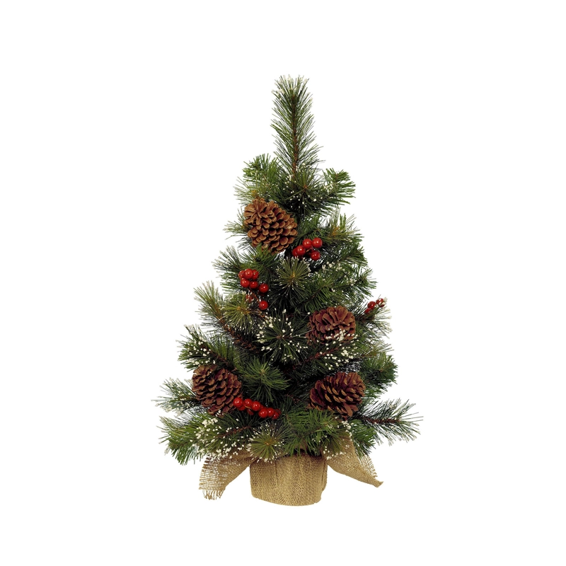 Ipswich Frosted Mini Kerstboom - 45 cm - afbeelding 1
