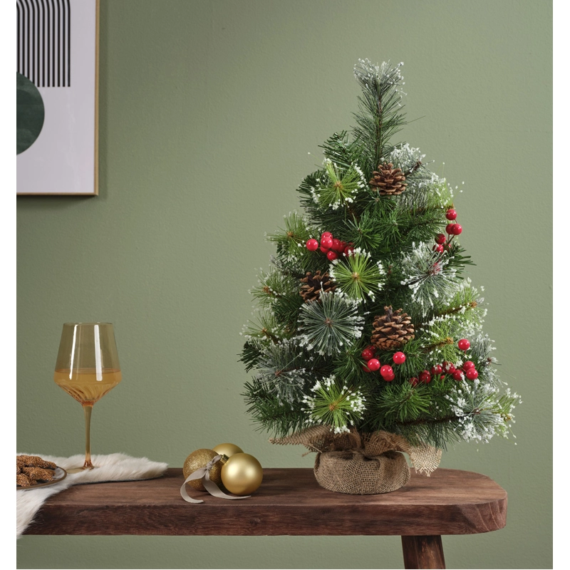 Ipswich Frosted Mini Kerstboom - 45 cm - afbeelding 2