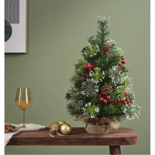 Ipswich Frosted Mini Kerstboom - 45 cm - afbeelding 2