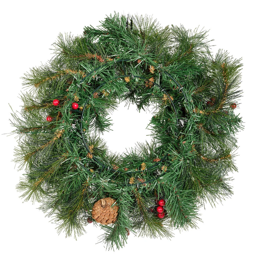 Kerstkrans Ipswich Snowy - Ø50 cm - afbeelding 3