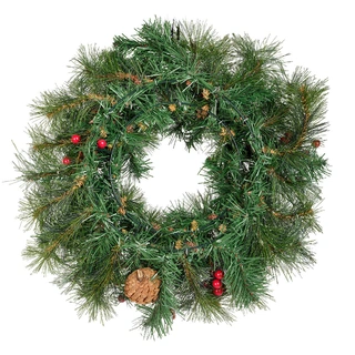 Kerstkrans Ipswich Snowy - Ø50 cm - afbeelding 3