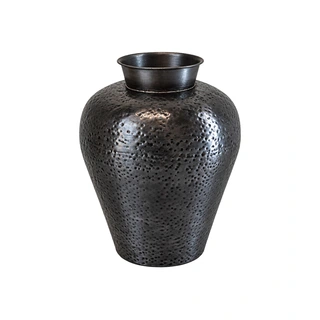 Vase alumunium Round Iron L - 39x51 cm