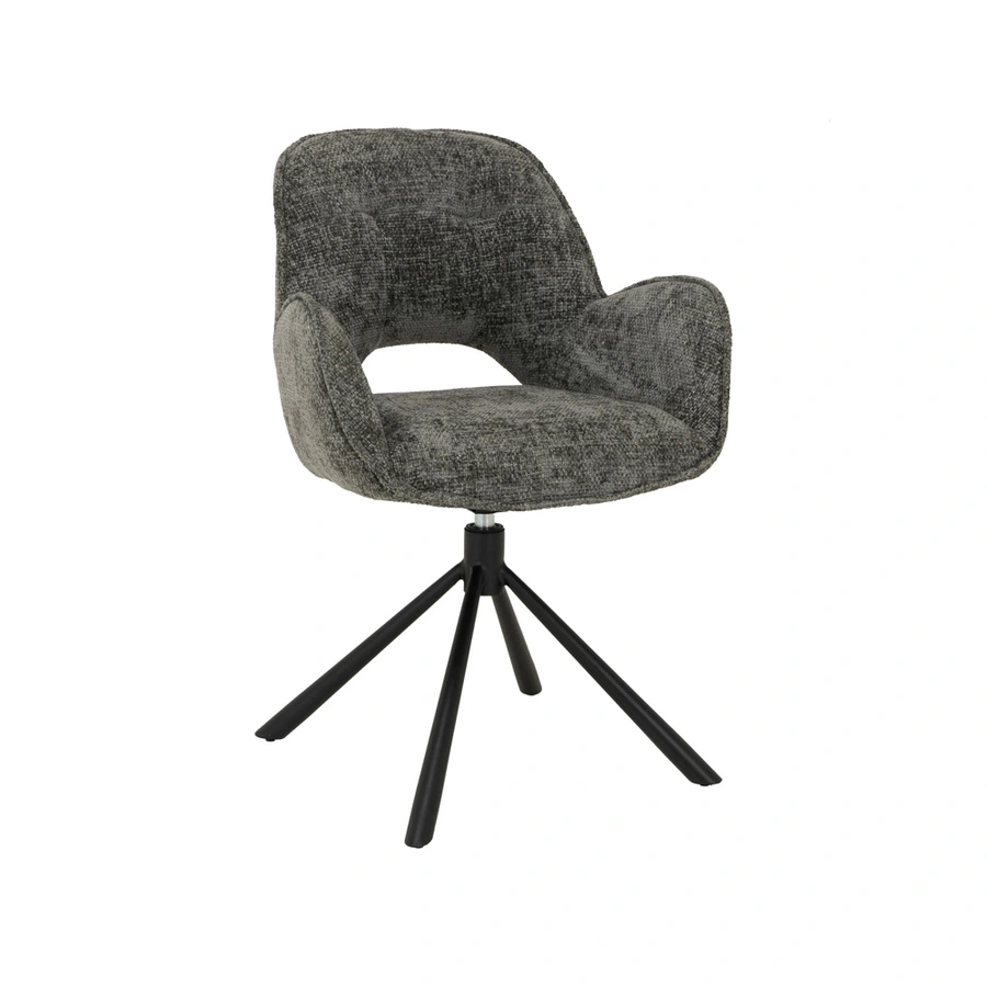 Tower Living Isola Eetkamerstoel - Charcoal - afbeelding 1
