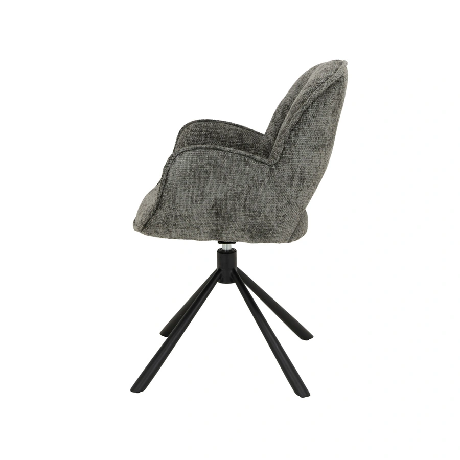 Tower Living Isola Eetkamerstoel - Charcoal - afbeelding 3