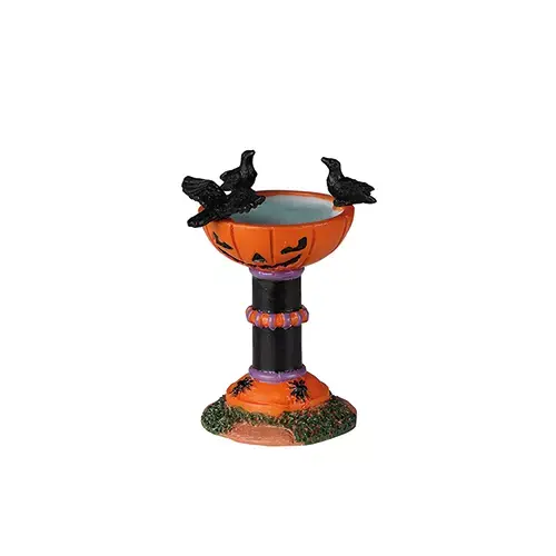 Lemax Jack-O-Lantern Birdbath