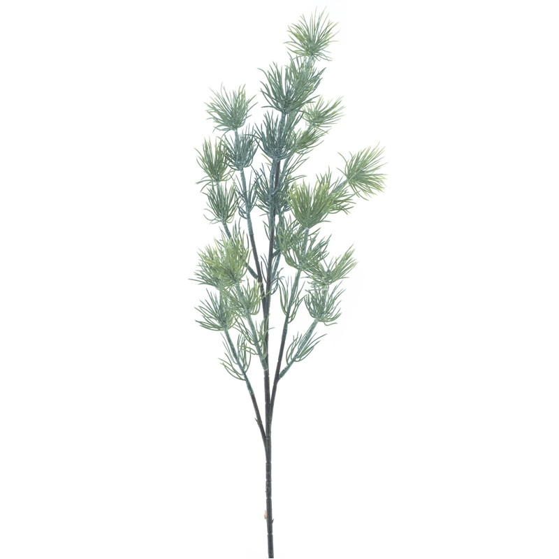 Kunsttak Japanse Pine Spray Wit/Groen - 77 cm