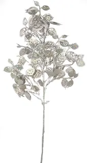 Kunsttak Judaspenning Zilver - 63 cm