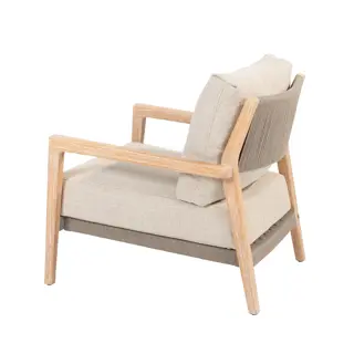 4 Seasons Outdoor Julia Loungestoel - Brushed Teak - afbeelding 2