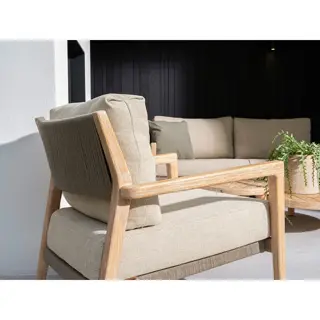 4 Seasons Outdoor Julia Loungestoel - Brushed Teak - afbeelding 4