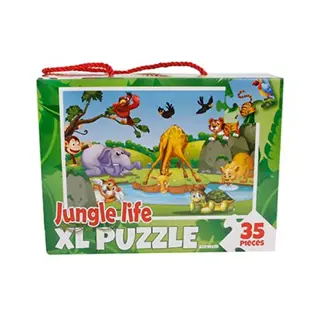 Jungle Expedition Vloerpuzzel 35 st. - 62x46 cm