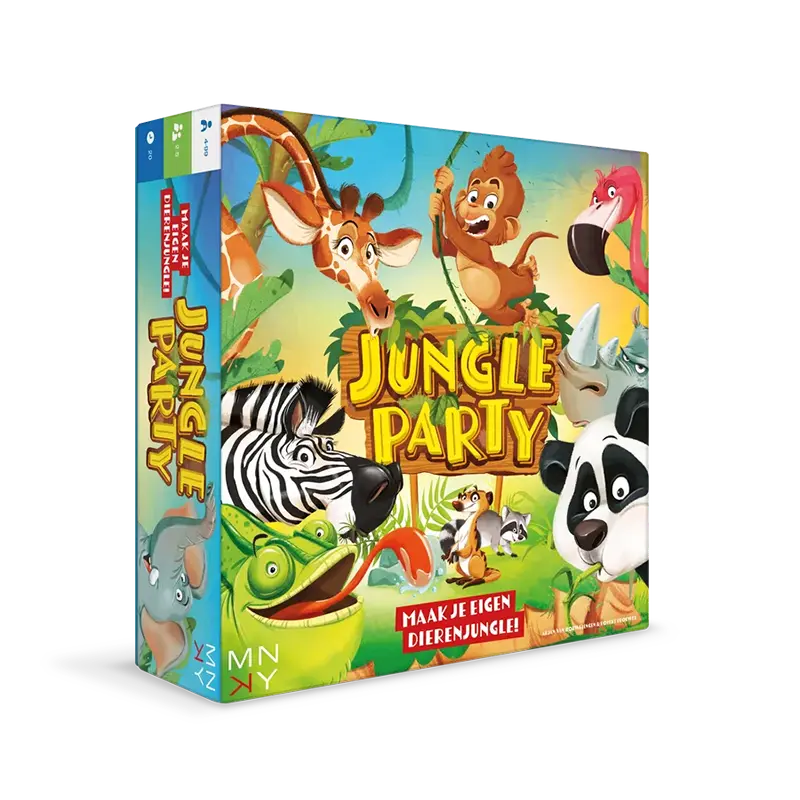 Jungle Party Bordspel - afbeelding 1