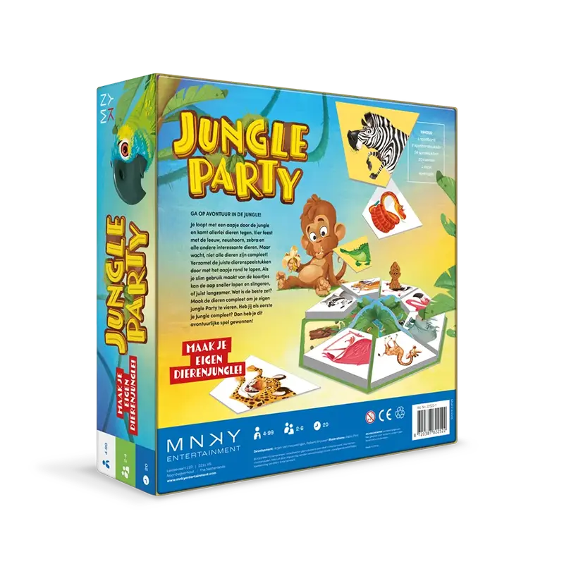 Jungle Party Bordspel - afbeelding 3