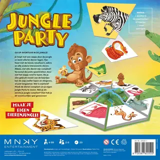 Jungle Party Bordspel - afbeelding 5